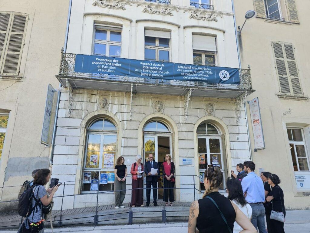 Grenoble : la majorité municipale appelle à suspendre l’accord de libre-échange entre l’UE et Israël