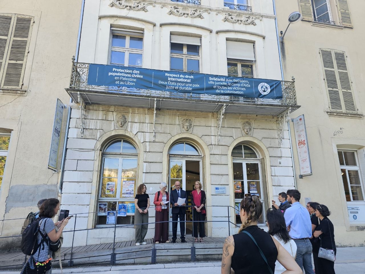 Grenoble : la majorité municipale appelle à suspendre l’accord de libre-échange entre l’UE et Israël